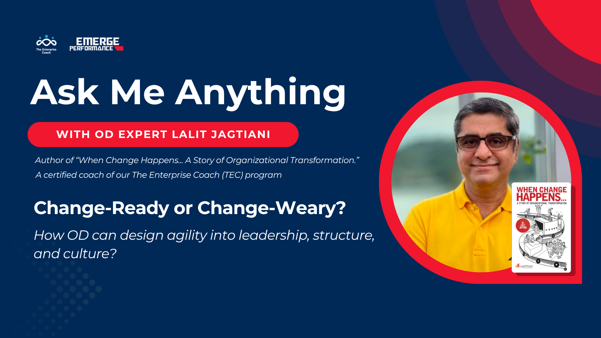 AMA in July – Agility in Action: How Can OD Make Change Stick?